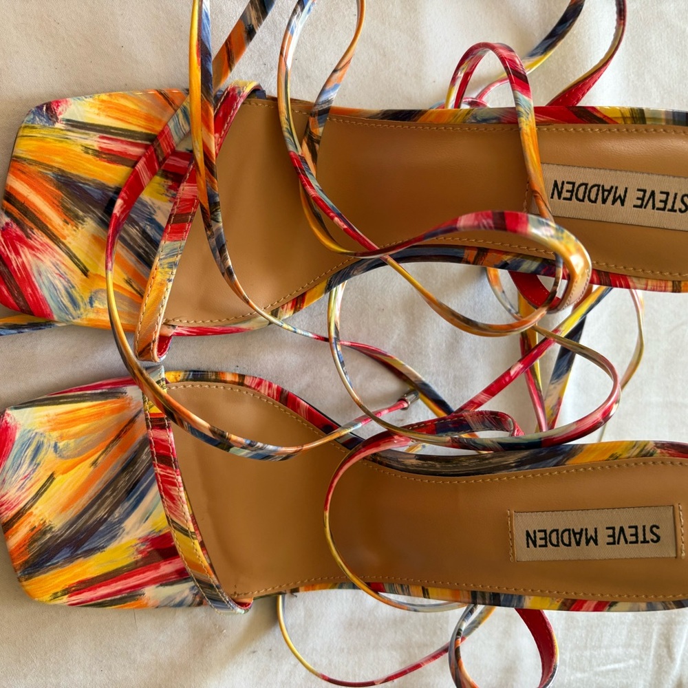 Steve Madden Women's Colorful Strappy Heels